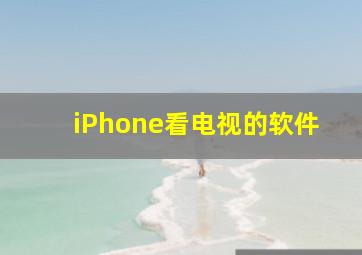 iPhone看电视的软件