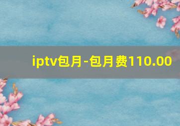 iptv包月-包月费110.00