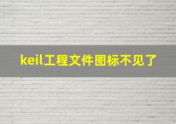 keil工程文件图标不见了