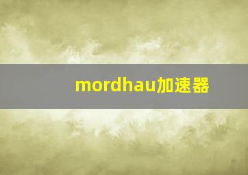 mordhau加速器