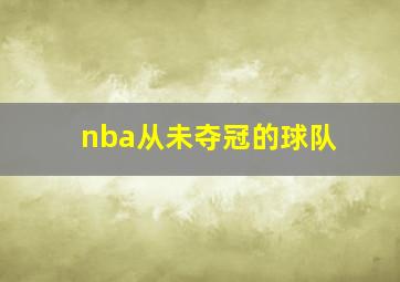 nba从未夺冠的球队