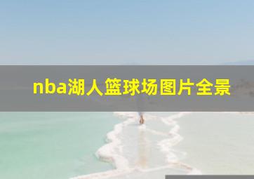 nba湖人篮球场图片全景