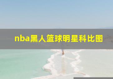 nba黑人篮球明星科比图