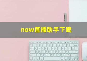 now直播助手下载