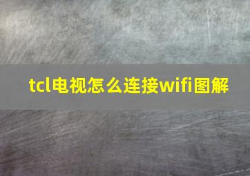 tcl电视怎么连接wifi图解