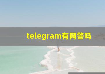 telegram有网警吗