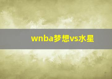 wnba梦想vs水星