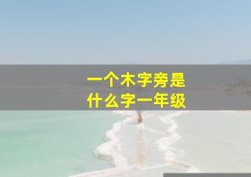 一个木字旁是什么字一年级