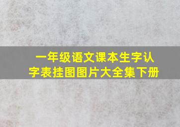 一年级语文课本生字认字表挂图图片大全集下册