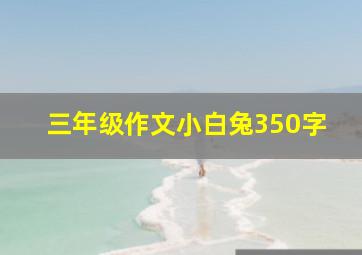 三年级作文小白兔350字