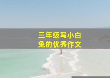 三年级写小白兔的优秀作文