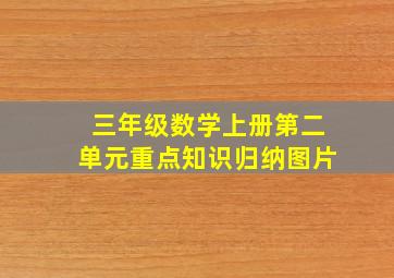 三年级数学上册第二单元重点知识归纳图片