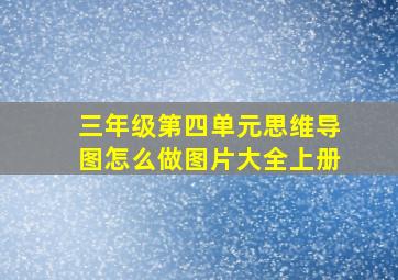 三年级第四单元思维导图怎么做图片大全上册