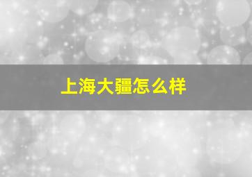 上海大疆怎么样