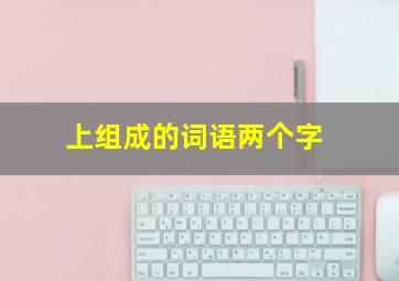 上组成的词语两个字