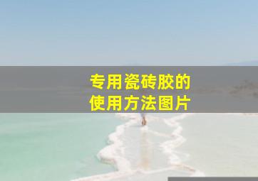 专用瓷砖胶的使用方法图片