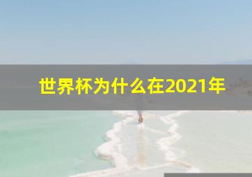 世界杯为什么在2021年