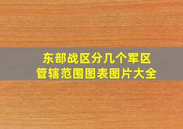 东部战区分几个军区管辖范围图表图片大全