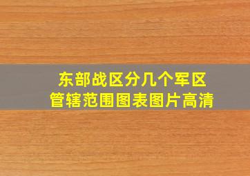 东部战区分几个军区管辖范围图表图片高清