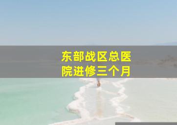 东部战区总医院进修三个月