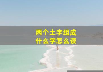 两个土字组成什么字怎么读