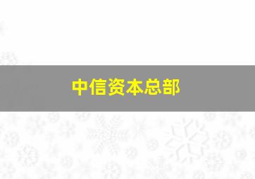 中信资本总部