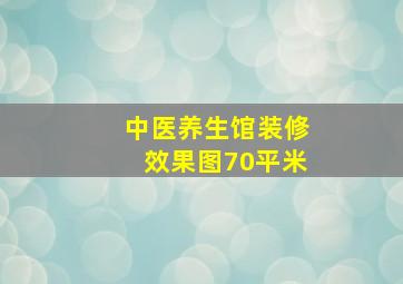 中医养生馆装修效果图70平米