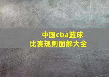 中国cba篮球比赛规则图解大全