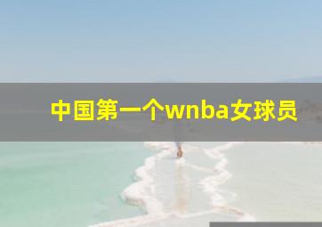 中国第一个wnba女球员