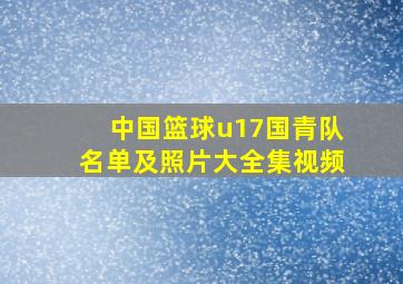 中国篮球u17国青队名单及照片大全集视频