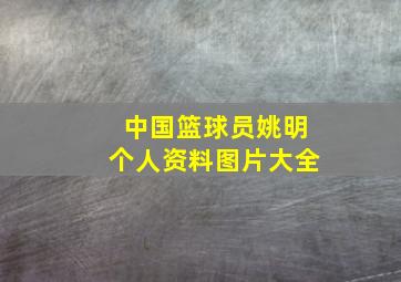 中国篮球员姚明个人资料图片大全