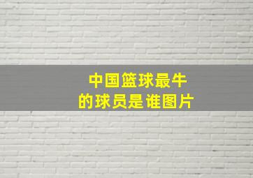 中国篮球最牛的球员是谁图片