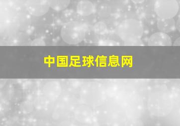 中国足球信息网