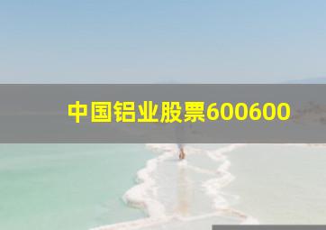 中国铝业股票600600