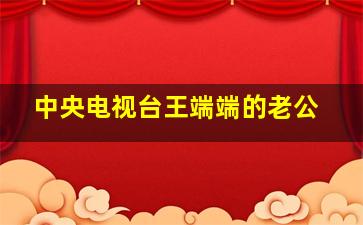 中央电视台王端端的老公