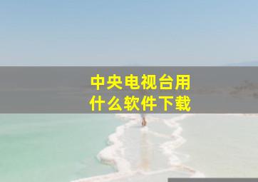 中央电视台用什么软件下载