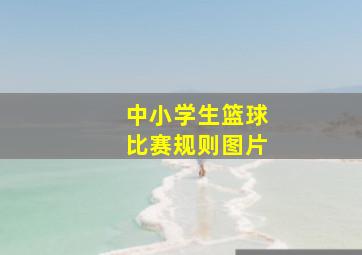 中小学生篮球比赛规则图片