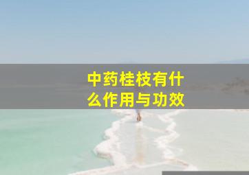 中药桂枝有什么作用与功效