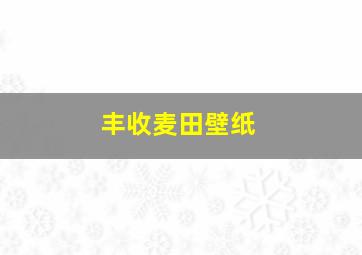 丰收麦田壁纸