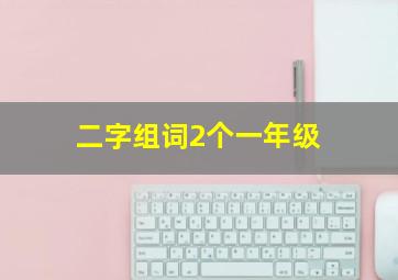 二字组词2个一年级