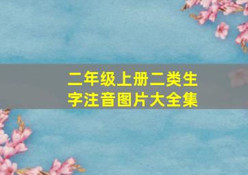 二年级上册二类生字注音图片大全集