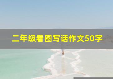 二年级看图写话作文50字