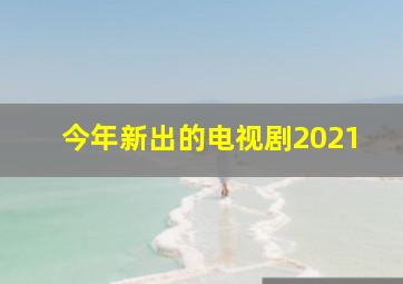 今年新出的电视剧2021