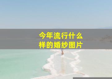 今年流行什么样的婚纱图片