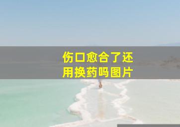 伤口愈合了还用换药吗图片