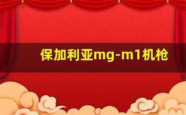 保加利亚mg-m1机枪