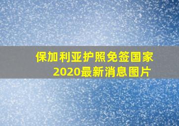 保加利亚护照免签国家2020最新消息图片