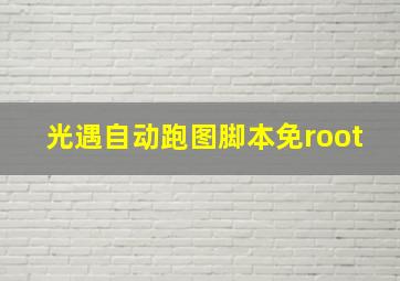 光遇自动跑图脚本免root