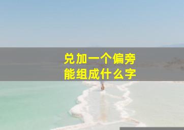 兑加一个偏旁能组成什么字