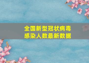 全国新型冠状病毒感染人数最新数据